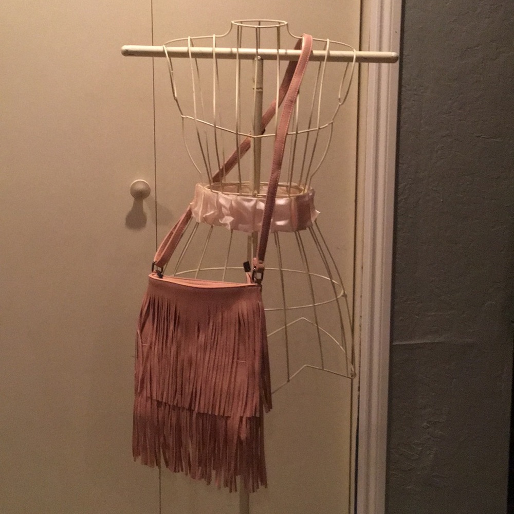 Pink hobo chic purse